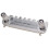 Pro 52.5mm Pigtail Style Adjustable Wraparound Bridge Tailpiece for  Style Electric Guitar, Silver 7