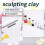 45 Pcs Polymer Clay Tool Kit Acrylic Polymer Clay Roller Clay Blade Cutter Acrylic Sheet Round Circle Punch Tools 4