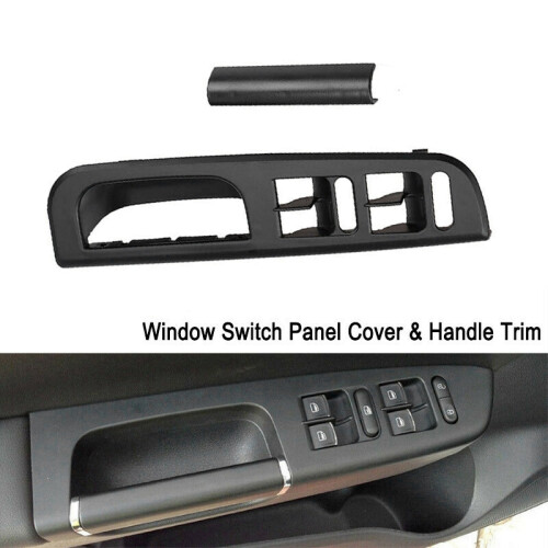 Left Front Door Window Glass Lift Button Control  Panel Door Handle Cover for  4  MK4 Bora 1998-2004 1