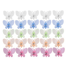 Orchideen-Clips 30Pcs Schmetterlings-Pflanzen-Clips Orchideen-UnterstüTzungs-Clips Vine Clips Pflanzen-Clips für UnterstüTzungsblume Orchideen-Rebe