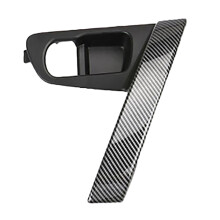 Car Carbon Fiber Interior Door Handles Base Interior Door Handle Cover Trim for Qashqai J10 2007-2015 Left