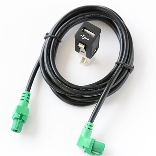 Car USB  Socket Wire Cable Harness Adapter For- E60 E81 E70 E90 F12 F30 F10 F25 U1JF 1