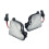 Pair 13.5V LED Under Side Mirror Light Signal Lamp for  Octavia Mk3 5E 2012-2017 with White Light 6
