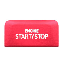 Car Engine Start Stop Button Cover Trim for- 8 MK8 AT Accessories 2020 2021 Red