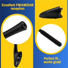 AM/FM Car Radio Roof Antenna Aerials Mast + Base Kit for Focus Models 2000-2007 XS8Z-18919-AA