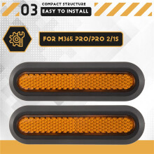 Reflektierende Rad Naben Abdeckung für M365 Pro 2 Elektro Roller für M365 1S M365 Pro Schutz HüLle Skateboard Teile