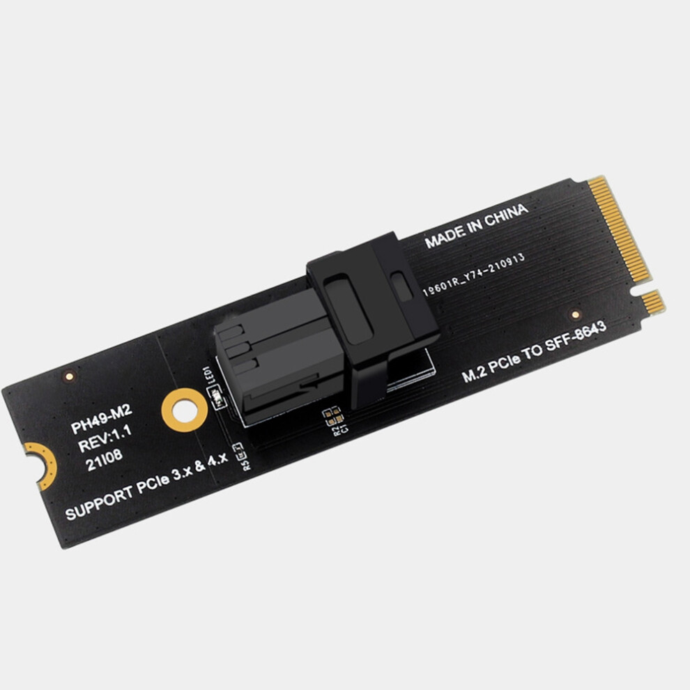 M. 2 Nvme To U2 Adapter Card M. 2 Ngff Mkey Pciex4 To Sff8643 Sff8639 Extended Riser Card Support M. 2 Nvme Protocol 6032770314715