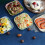 4 PCS 15cm Wheat Straw Square Plates  Unbreakable  Tableware Plates Reusable Square Dishes 6