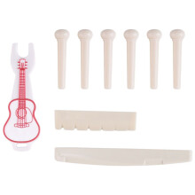 9 PCS Acoustic Guitar Bridge Pins, the Guitar Parts and Accessories Perfectly Restore the Pure Tone