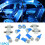 13Pcs Combo LED Lights Interior Package Kit Ice  T10 Dome Map License Plate Lamp Bulbs 2