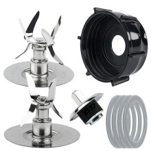 1Pcs 4902-003 Blender Jar Bottom for and Osterizer Blenders, Premium Blender Replacement Parts (Black)