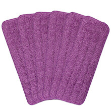 Flat Mop Heads 6 Pcs Microfibre Mop Pads 42cm x 14cm Spray Mop Refill Replacement Pads Mop Covers - Machine Washable ()