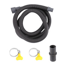 Automatic Drum Washing Machine Drain Pipe Drain Hose Fittings, 2 Meter