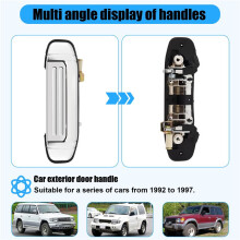Car Chrome Door Handle Accessories for  Pajero 1992 1993 1994 1995 1996 1997