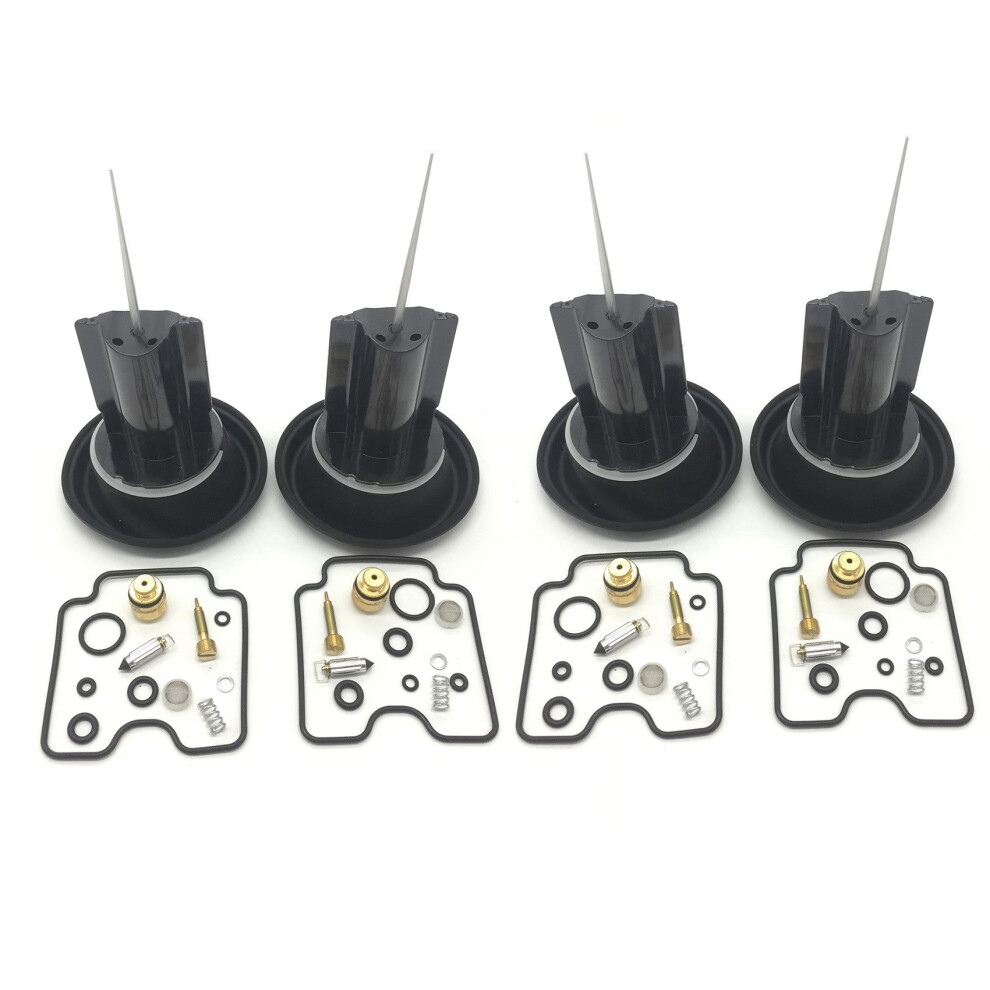 4 Set For Bandit 1200 Gsf1200 Gsf1200s Gsf Plunger Diaphragm Parts Of Motorcycle Carburetor Repair Kit Black 4711184265937