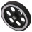200X6mm Industrial Aluminum Rubber Measuring Rotary Encoder Meter Wheel 5