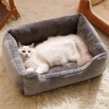 Förtjockad Kennel, Varm Katt Kennel, Universell för Alla Årstider, Tvättbar, Bitsäker, Liten, Medelstor och Stor Kennel B