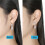 8PCS Earring Backs for Droopy-Ears, Earring Lifter Backs Replacements for Heavy Earrings,Gold 5