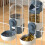 Hanging Automatic Rabbit Food Drinker and Feeder, Suitable for Chinchillas, Guinea Pigs, Hedgehogs Small 3