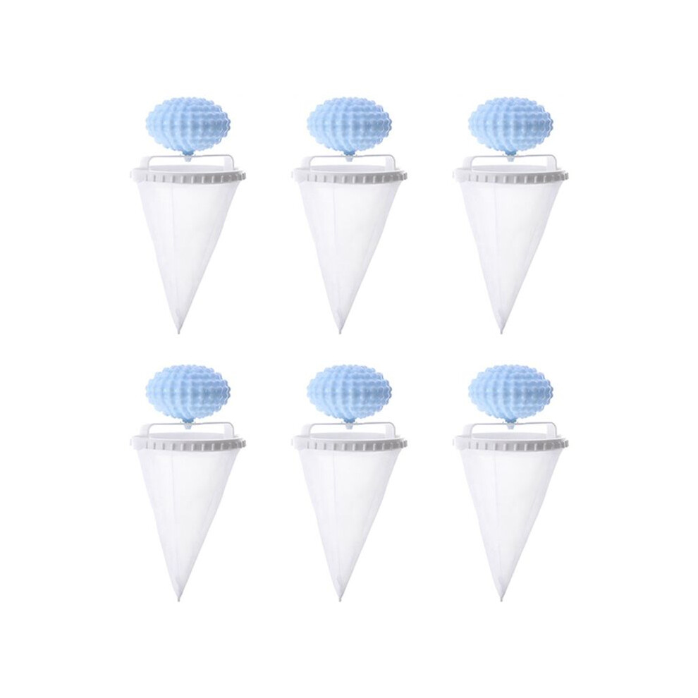 6 Pack Floating Hair Filtering Mesh Removal,Hair Remover for Laundry,Lint Catcher for Washing Machine A