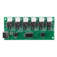 Type-C USB Humidifier DIY Kits Mist Maker and Driver Circuit Board 6 Fogger Atomization Film Atomizer Sheet(A)