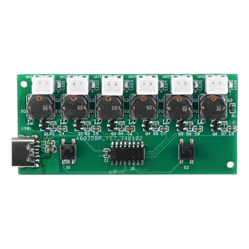 Type-C USB  Humidifier DIY Kits Mist Maker and Driver Circuit Board 6 Fogger Atomization Film Atomizer Sheet(A)