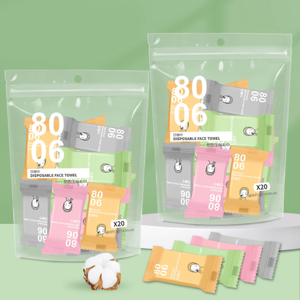 Compressed Plant Fibre Towel â Thickened Facial Cleansing & Travel Portable