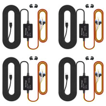 4X for 70mai Hardwire Kit UP03 Only Type-C Port for 70mai A810 X200 Omni M500 24H Parking Monitor Power (A)