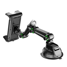 2X Auto-Tablet-Halterung mit Langem Arm und Saugnapf für Tablet, SUV, LKW, Fahrzeughebebühne, Windschutzscheiben-/Fenster-Fahrzeughalterung