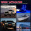 Wireless 6 Gang  Panel, Circuit Control Relay System Waterproof LED  Panel Universal for Car Trucks SUV 7