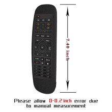 Capa de Controle Remoto para Harmony Companion Capa de Controle Remoto à Prova de Choque e LaváVel em Silicone Preta