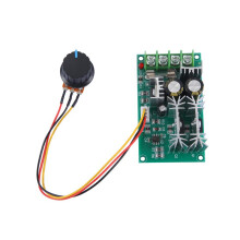 Controlador de Velocidad Del Motor 20A PWM 12V 24V 36V 48V con Interruptor de PotencióMetro
