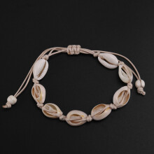 Anklets For Women Shell Foot Jewelry Summer Beach Barefoot Bracelet Ankle Leg Ankle Strap Bohemian Accessories White