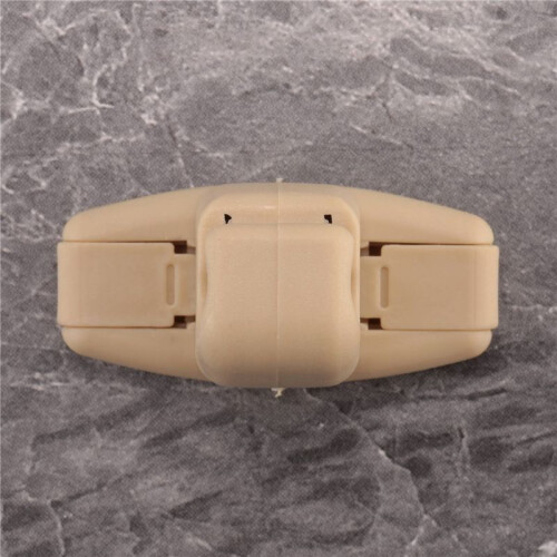 2X Beige Sun Visor Clip Holder Bracket 51168243575 For  E46 3 Series 325 M3 1