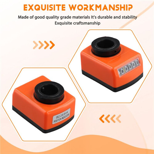 Machine Lathe Part 20Mm Bore Digital Position Indicator Orange 2