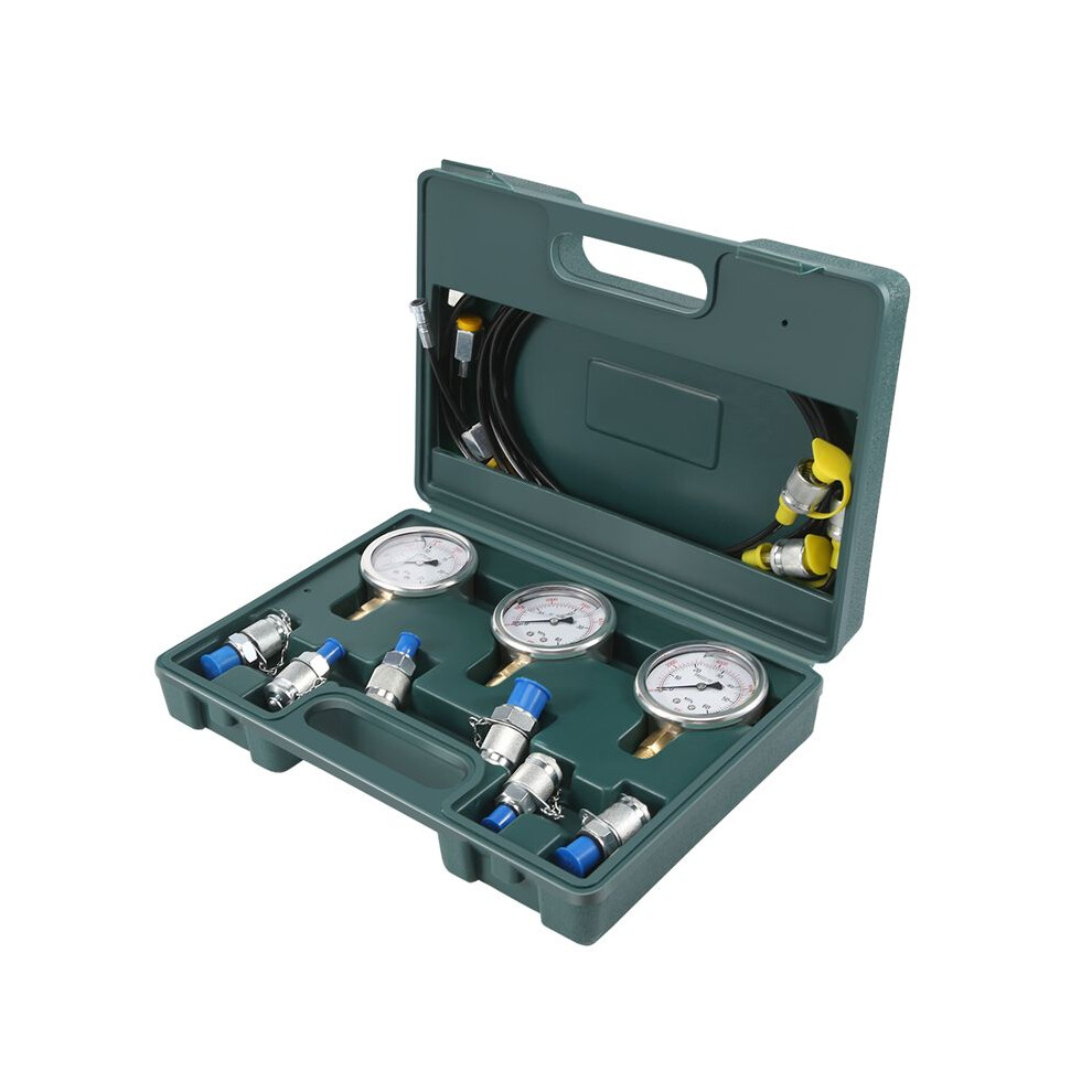 Hydraulic Pressure Guage Excavator Hydraulic Pressure Test Kit With Testing Hose Coupling And Gauge Tools 6032742788698