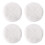 4 Pack Soft Contact Mop Pads Replacement For  Spinwave 2039A 2124 Powered Hard Floor Mop 1