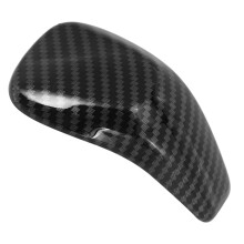 Perilla Del Cambio de Marchas Del Coche Etiqueta de la Cubierta Interior Accesorios de DiseñO Del Coche ABS Fibra de Carbono Negro Nuevo para