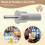 Home Brewing Inline Oxygenation Diffusionsstein BelüFtungsstein 1/2 Npt Carbonationsstein 8