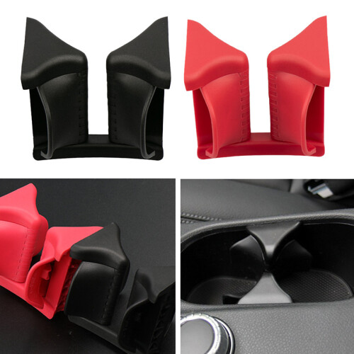 Armrest Box Center Console Cup Holder Insert Divider for - a W176 W156 Black 2