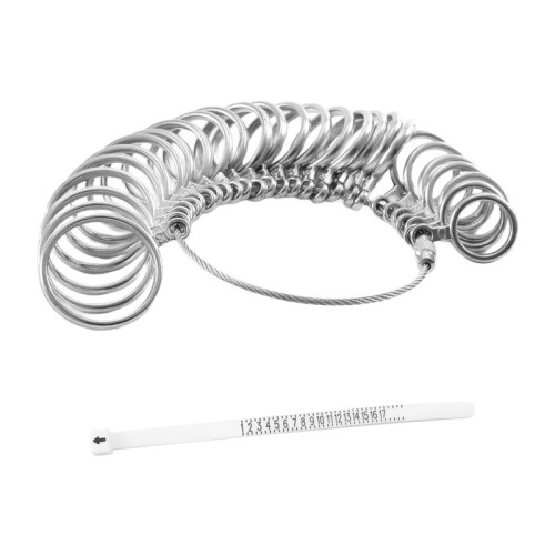 0-13 Ring Sizer Mess Werkzeug Set Metall Ring Sizer Metall Ring Anzeigen Finger Sizer & Ringdorn