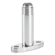 10AN Turbo Drain Fitting Extended Turbo Oil Drain Adapter Outlet Fitting for T3/T4 Turbochargers Flange