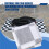 4Pcs Fabrics Calibration Cloth for 360 Degree Surround Bird View Panoramic DVR System 4