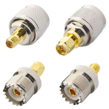 4 PièCes SéRies / ENSEMBle UHF SL16 PL259 SO239 à SMA Prise Mâle Prise Femelle Connecteur RF Convertisseur de Test