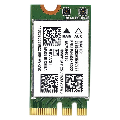 QCNFA335 Wireless Network Card, NGFF M2 Interface 4.0  Wireless Network Card Support System Win7/Win8/Win10
