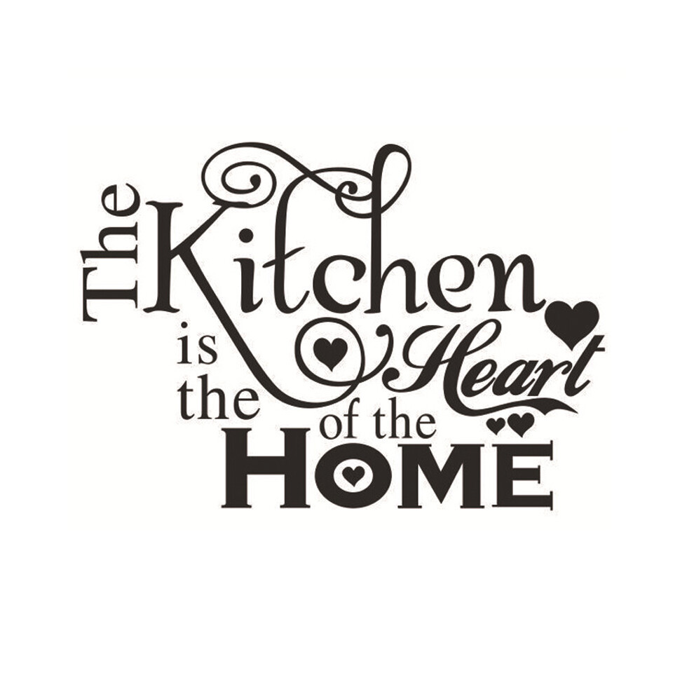 Vinyl Kitchen Rules Room Decor Art Quote Wall Decal Stickers Removable Mural DIY