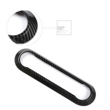 for Giulia Stelvio 2017-2019 Car Center AC Air Conditioning Adjustment Frame Trim Cover Accessories,Carbon