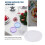 4 Pack Round Silicone Coaster Molds,Clear Epoxy Molds for Casting with Resin,Concrete,Cement and Polymer Clay 3