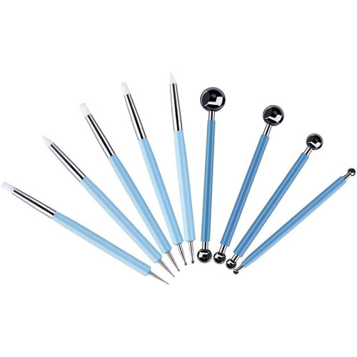 Set of 14 Mandala Dotting Stencil Tools Rock Painting Kit Dotting Tools Include Templates, Paint Tray, Mandala Tools 2