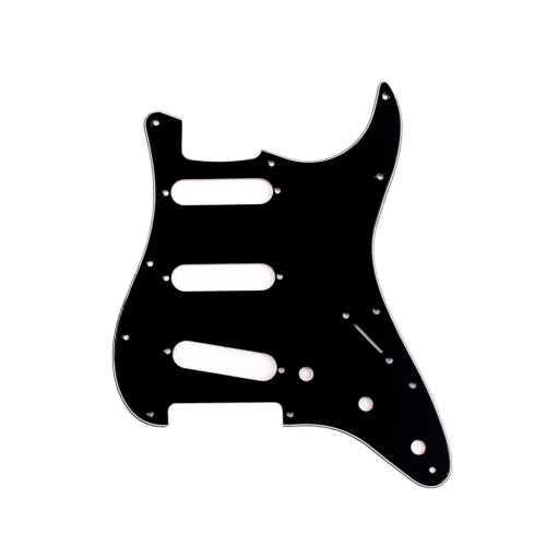 Elektrisk Gitarr Pickguard 3Ply SSS Single Coil för Strat Style Moderna Gitarrdelar